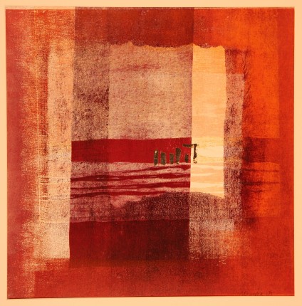 Durchsicht, 
Holzschnitt, 2005, 47 x 49 cm